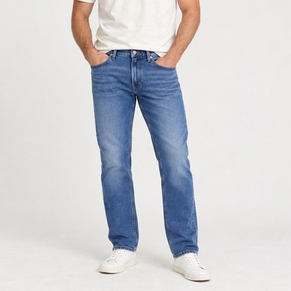 Everlane Men's The Mid Rise Organic Slim Fit Jean Medium Blue Size 30x30 NWT